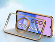 Θήκη για Samsung Galaxy A15 4G/5G, Electro MagSafe, χρυσή + Γυαλί για την οθόνη