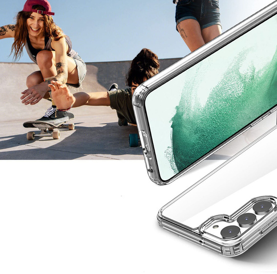 Θήκη για Samsung Galaxy S23, Fusion Hybrid, διαφανής