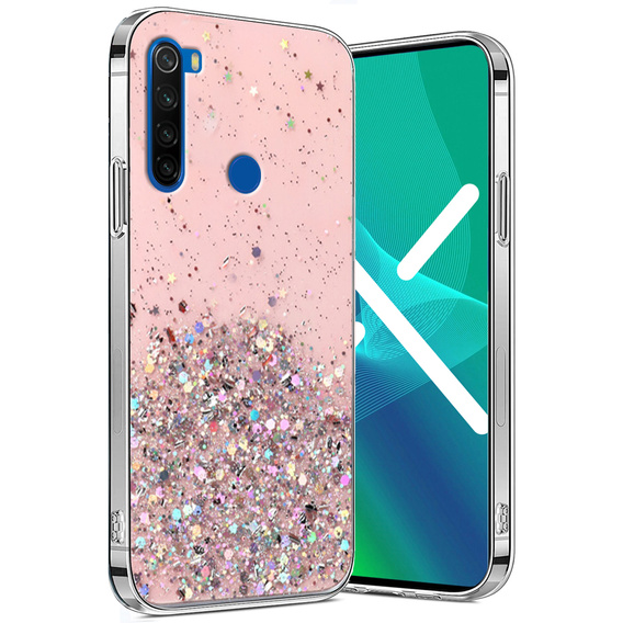 Θήκη για Xiaomi Redmi Note 8T, Glittery, ροζ