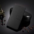 Θήκη με πτερύγιο για Samsung Galaxy A26, Crazy Horse Wallet, μαύρη