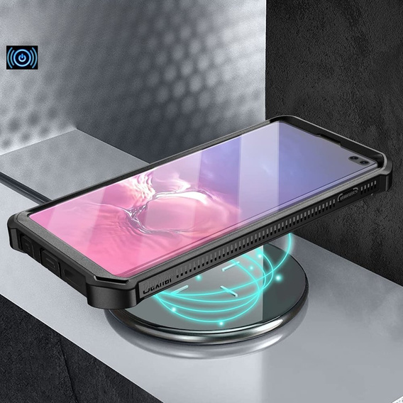Θωρακισμένη θήκη για Samsung Galaxy S10 Plus, Dexnor Full Body, μαύρη