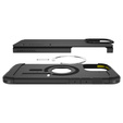 θήκη Spigen για iPhone 16 Pro, Tough Armor Mag Mag MagSafe, μαύρη + μετριασμένο γυαλί 9H