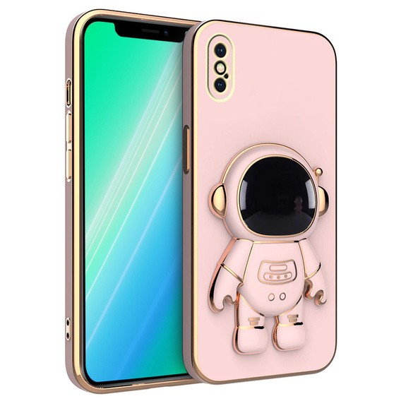 Θήκη για iPhone X / XS, Astronaut, ροζ