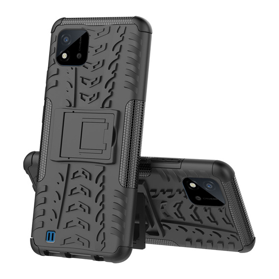 Θήκη για Realme C11 (2021), Tire Armor, μαύρη