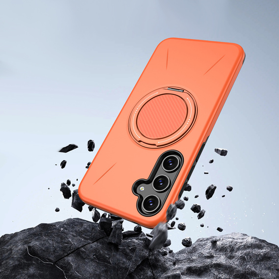 Θήκη με βάση MagSafe για Samsung Galaxy A57 5G, πορτοκαλί