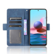 Θήκη με πτερύγιο για Xiaomi Redmi Note 10/10S, Card Slot, μπλε