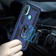 θωρακισμένη θήκη για Motorola Moto E20/E30/E40, Nox Case Ring, μπλε