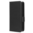 Θήκη με πτερύγιο για Cat S75 5G, Wallet Litchi Magnet, μαύρη