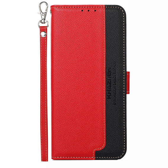 θήκη flip για το Xiaomi Poco X4 GT 5G, KHAZNEH RFID, κόκκινη