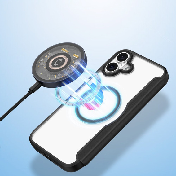 Dux Ducis Θήκη για iPhone 16 Plus, Skin X Pro, MagSafe, μαύρη