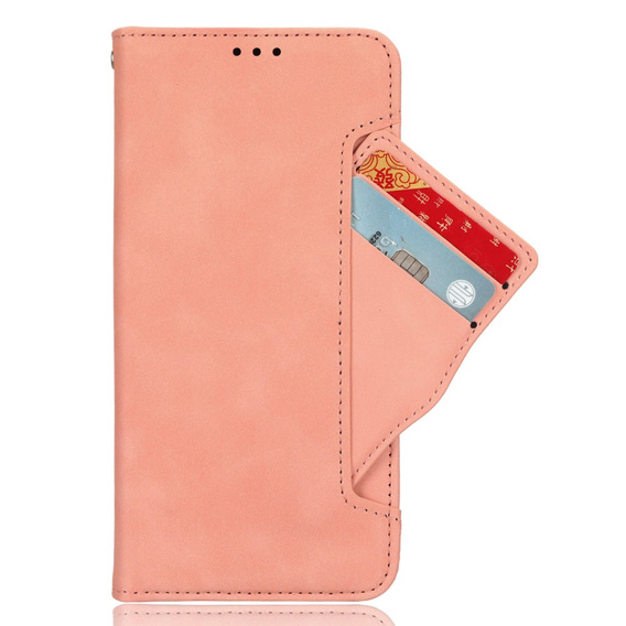 Θήκη με πτερύγιο για Xiaomi Redmi 15C 4G/LTE, Card Slot, ροζ