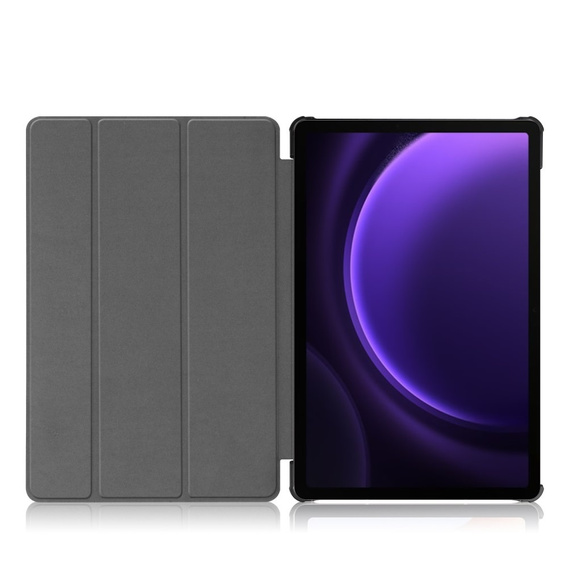 Θήκη για Samsung Galaxy Tab S9 FE, τρίπτυχη, γκρι