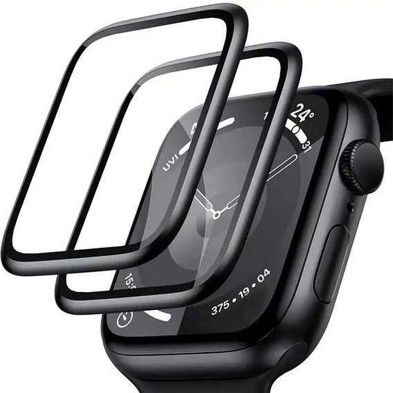 2x υβριδικό γυαλί ERBORD για Apple Watch 10/11 46mm