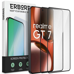 2x Μετριασμένο γυαλί για Samsung Galaxy A15 4G / A15 5G / M15, ERBORD 3D πλήρης οθόνη