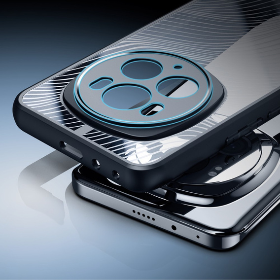 θήκη DuxDucis για το Honor Magic 6 Pro 5G, Aimo Case, διαφανής / μαύρη