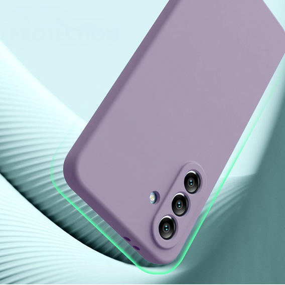 Θήκη για Samsung Galaxy A56 5G, Silicone Lite, μωβ