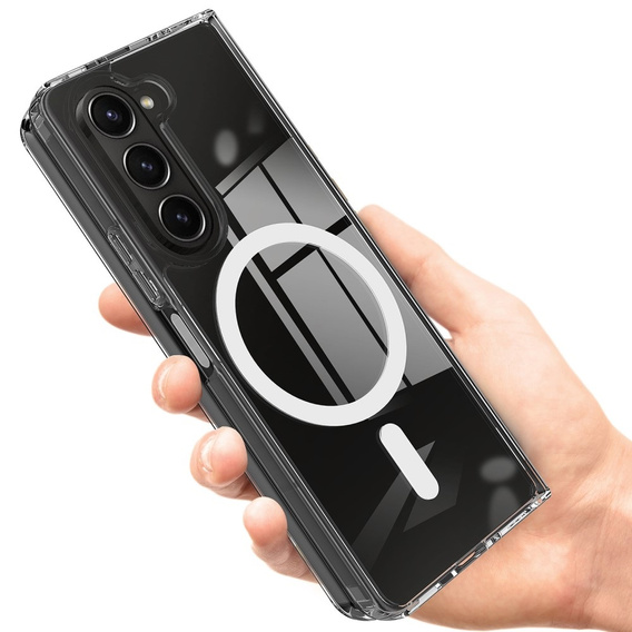Θήκη για Samsung Galaxy Z Fold6 5G, Fusion Hybrid, για MagSafe, διαφανής