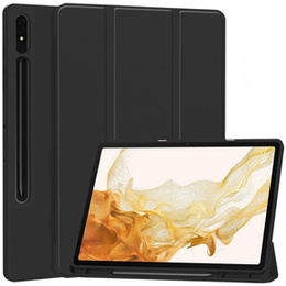 Θήκη για Samsung Galaxy Tab S10+ Plus, Smartcase με χώρο για γραφίδα, μαύρη