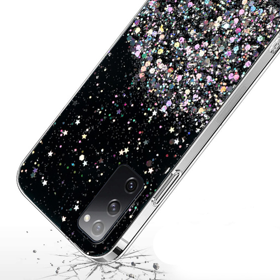 Θήκη για Samsung Galaxy S20 FE, Glittery, μαύρη