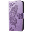 Θήκη με πτερύγιο για Samsung Galaxy A26, Butterfly, μωβ