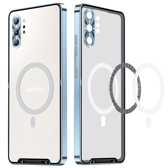 θήκη προστασίας κάμερας για το Samsung Galaxy Note 10+ Plus, CamShield MagSafe, διαφανής / μπλε