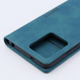 Θήκη για Xiaomi Redmi Note 12 4G, ERBORD Vintage, πορτοφόλι με πτερύγιο, μπλε