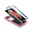 Θήκη για Samsung Galaxy S23 Ultra, CamShield Slide, πράσινο / ροζ