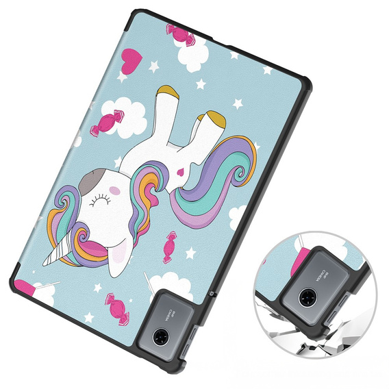 Θήκη για Lenovo Idea Tab 11" 2025 TB336FU TB336ZU, με λειτουργία βάσης, Smartcase, Μονόκερος