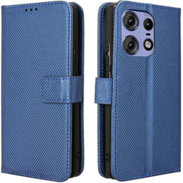 Θήκη με πτερύγιο για Motorola Edge 50 Pro, Wallet Smart Magnet, μπλε