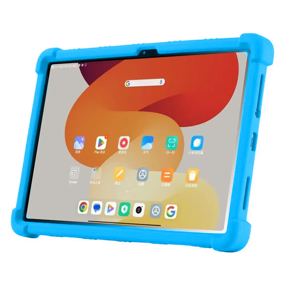 Θήκη σιλικόνης για Xiaomi Redmi Pad SE 11", Impact, θωρακισμένη, μπλε