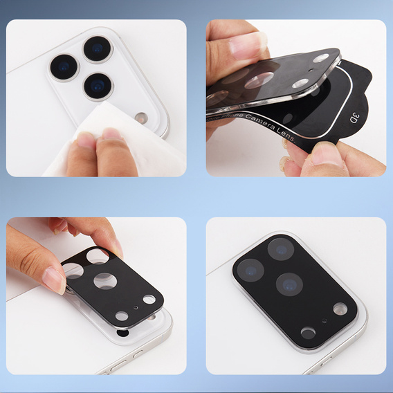 2x Γυαλί για την κάμερα ERBORD για iPhone 17 Pro Max