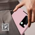 Αναδιπλούμενη θήκη για Samsung Galaxy A56 5G, Smart View Wallet, ροζ