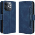 Θήκη με πτερύγιο για Realme Note 70T 4G, Card Slot, σκούρο μπλε