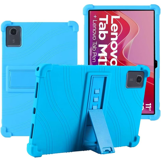 Θήκη σιλικόνης για Lenovo Tab M11, Impact, θωρακισμένη, γαλάζια