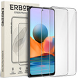 2x Μετριασμένο γυαλί για Xiaomi Redmi Note 10 Pro/10 Pro Max, ERBORD 9H Hard Glass στην οθόνη