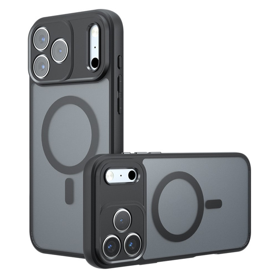 Ματ θήκη για iPhone 17 Pro Max, για Magsafe, μαύρο ματ