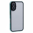 θήκη για το iPhone 16, Magnetic Dual Glass, πράσινη