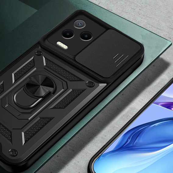 Θήκη για Infinix Note 12 2023, CamShield Slide, μαύρο