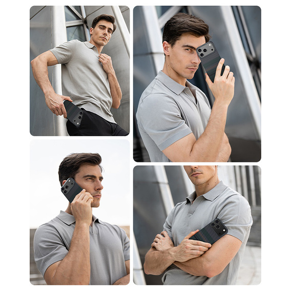 Θήκη BENKS Kevlar Magnetic Armor Pro Aurora 600D C070 για MagSafe για iPhone 17 Pro Max