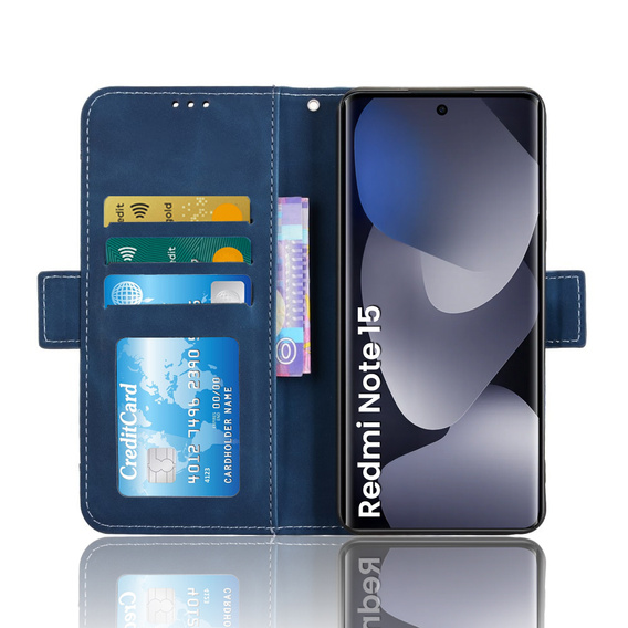 Θήκη με πτυσσόμενο κάλυμμα Card Slot για Xiaomi Redmi Note 15 5G / Poco M8 5G