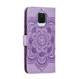 Θήκη με πτερύγιο για Xiaomi Redmi Note 9s/ 9 Pro, Mandala Flower, μωβ