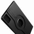 Θήκη για Lenovo Idea Tab 11" 2025 TB336FU TB336ZU, Περιστρεφόμενη 360, με βάση στήριξης, μαύρο