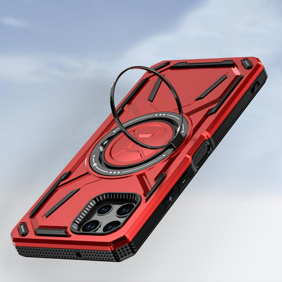 Θήκη για T Phone 2 5G, Heavy Duty Ring, κόκκινη