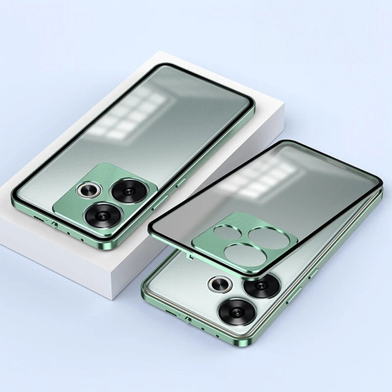 Θήκη για Xiaomi Poco F6, Frame Case, πράσινη