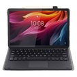 Θήκη + πληκτρολόγιο Lenovo Tab K11 Plus, Leather Pen Slot TouchPad, μαύρη