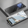θήκη για το Xiaomi Redmi Note 14 Pro+, Magnetic Dual Glass, μαύρη