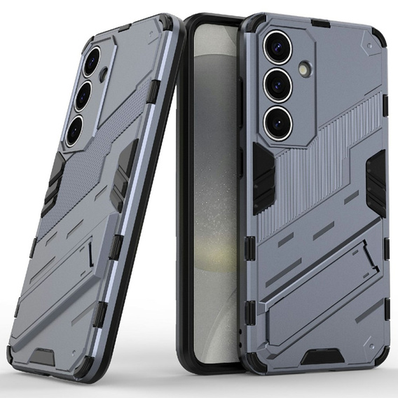 Θήκη για Samsung Galaxy A36 5G, Military kickstand, σκούρο μπλε