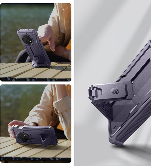 Θωρακισμένη θήκη για OnePlus 13, Dexnor Full Body (Two Frames), μωβ