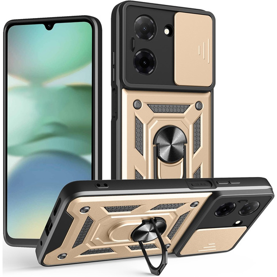 Θήκη για Xiaomi Redmi A5, CamShield Slide, χρυσή