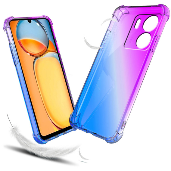 θήκη για το Xiaomi Redmi 13C / Poco C65, Gradient Dropproof, Μωβ / μπλε